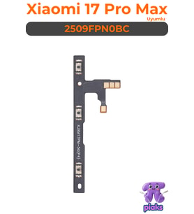 Xiaomi Mi 17 Pro Max On Off Açma Kapama Volume Ses Film Flex 2509FPN0BC Uyumlu