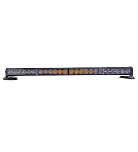 4'lü tepe çakar lamba mıknatıslı vantuzlu 21 fonksiyonlu 24 ledli kırmızı mavi-beyaz beyaz 60cm  kumandalı adet / LAPA118-1