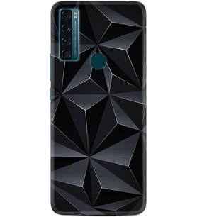 TCL 20 SE Kılıf Silikon Desen Prizmalar 1782