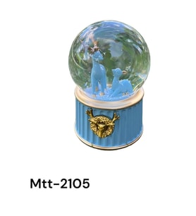 MOTTO MTT-2105 PİLLİ IŞIKLI MÜZİKLİ ÜFLEMELİ KAR KÜRESİ BÜYÜK BOY - GREEN DEERS