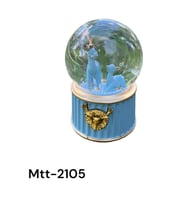 MOTTO MTT-2105 PİLLİ IŞIKLI MÜZİKLİ ÜFLEMELİ KAR KÜRESİ BÜYÜK BOY - GREEN DEERS