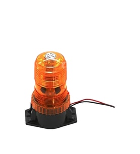 ÇAKARLI TEPE LAMBASI 12V-24V SARI 30 LEDLİ TURUNCU İNCE TİP