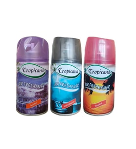 Tropicana Air Freshener Oda Kokusu Garden Bahçe Anti Tobacco Tropical Koku Parfüm Sprey 260 Ml X 3 Adet