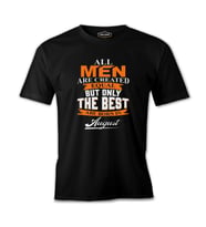Best are Born in August Siyah Erkek Tshirt
