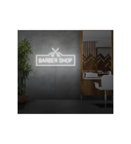 BARBER SHOP Yazılı ve Şekilli Neon Tabela