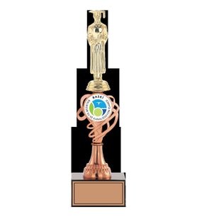 ODAK KUPA - Figürlü Kupalar - Mezuniyet Erkek Figürlü Kupalar FG-034 C - 34 cm