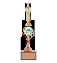 ODAK KUPA - Figürlü Kupalar - Mezuniyet Erkek Figürlü Kupalar FG-034 C - 34 cm