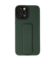 Iphone 12 Pro Max Kılıf Mega Standlı Silikon - Yeşil