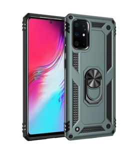 Ally Sm Galaxy S20+ Plus Yüzüklü Kılıf Armor Shockproof Ring kılıf-(5775) - SSSSSS2044-4573