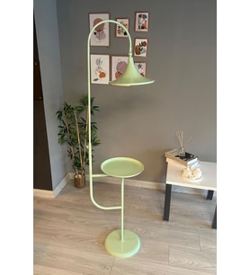 Mint Lambader Hareketli Başlık Sehpalı Modern Dekoratif Metal Oturma Odası Çalışma Odası