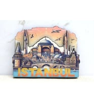 Ahşap İstanbul Temalı Magnet Alk4364