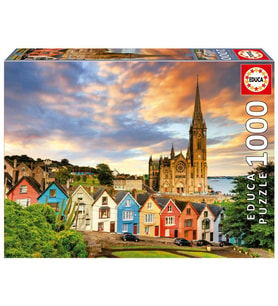 Educa 1000 Parça İrlanda Cobh Katedrali Puzzle - 19927 - Cobh Cathedral Ireland