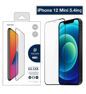 Dux Ducis iPhone 12 Mini 5.4 Tempered Cam Ekran Koruyucu 10D Full Kaplama-(5775) - SSSSSS5725-9724