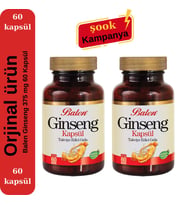 Kırmızı Gınseng 375 Mg 60 Kapsül 2 Adet