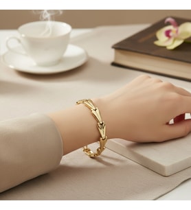 XUPİNG JEWELRY YAPRAK MODEL BİLEKLİK