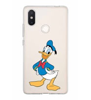 Xiaomi Mi 8 Se Uyumlu Kapak Donald Duck Tasarımlı Şeffaf Silikon Kılıf