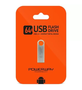 64 Gb Metal Usb 2.0 Flash Bellek