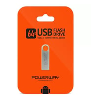 64 Gb Metal Usb 2.0 Flash Bellek