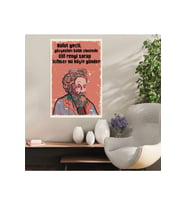 Ahşap Retro Mdf Poster , Komik Sözler , Duvar Yazıları , Manzara ,  Tarih , Edebiyat - Tbl0338
