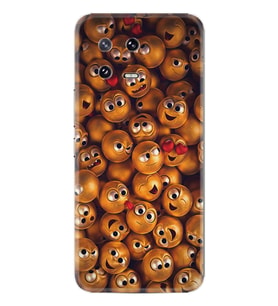 Xiaomi 13 Kılıf Resimli Desenli Silikon Platinium Series Gold Emoji 1877