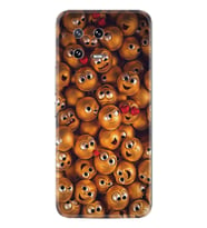 Xiaomi 13 Kılıf Resimli Desenli Silikon Platinium Series Gold Emoji 1877