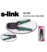 S-LINK SL-315 RJ45/RJ12/RJ11 Üçlü Pense