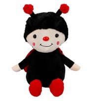 SEVİMLİ ARI UĞUR BÖCEĞİ PELUŞ 35 CM UYKU VE OYUN ARKADAŞIM (Kırmızı)