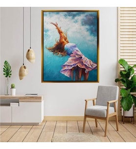 Altın  Çerçeveli tablo ss1258