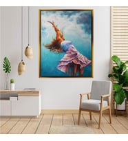 Altın  Çerçeveli tablo ss1258