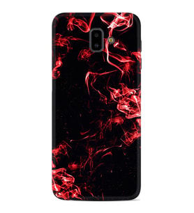 Samsung J6 Plus J7 Prime J7 Pro M20 Kılıf Desenli Silikon Red Smoke 1745