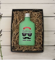 BK Gift Hediye Kutulu Kişiye Özel İsimli Baba Temalı Yeşil Tasarım Cam Şişede 200 ml Kolonya-7, Babaya Hediye, Babalar Günü Hediyeleri, Hediyelik Baskılı Kolonya