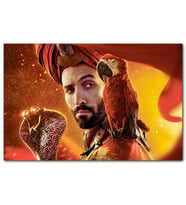 Cakatablo  Aladdin Papağanı ve Asası MDF Tablo