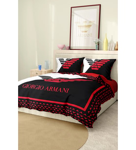 Nevresim Takımı Çift Kişilik Pamuklu Saten Kumaş 6 Parça 3D Dijital Baskı Duvet Cover Set Mode