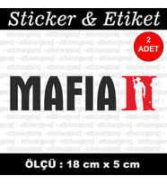 mafya babası etiket sticker - 2 adet çıkartma araba motosiklet kask atv tablet pc buzdolabı otomobil bilgisayar uyumlu