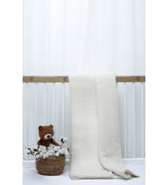 Bebek Battaniyesi Içi Welsoft Peluş Dışı Örgü Pike (90X110)