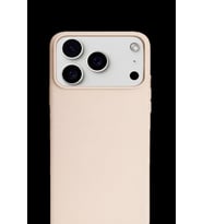 Apple iPhone 17 Pro 6.3" Liquid Lansman Silikon Kılıf Bej