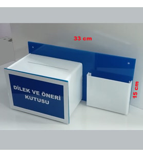 mavi beyaz yeni dilek öneri kutusu