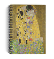 Lexroo Gustav Klimt/The Kiss, 1907-08 Spiralli Defter 13 A5 Çizgisiz 100 Sayfa Sanat