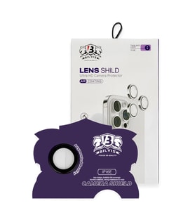 Uray store Apple iPhone 16E Bilvis Titan Kamera Lens - Siyah
