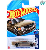 Hot Wheels - '89 Mercedes-Benz 560 Sec Amg (1/64) Pearl Slate Grey - Yurt Dışı Uzun Kartonet - 2025 Serisi