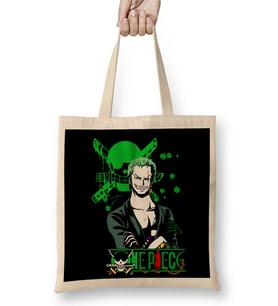 Anime One Piece Zoro Bez Çanta Uzun Saplı