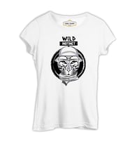 Wild Instinct - Kaplan Beyaz Kadın Tshirt