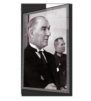 Atatürk Cam Tablo 4 mm Dayanıklı Temperli Cam