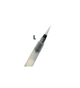 Fırça Uçlu, Brush Pen, Suluboya Fırçaları, Su Ve Mürekkep Hazneli Fırça Kalem-L Beden
