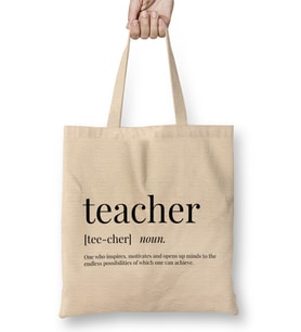 Teacher Bez Çanta Uzun Saplı