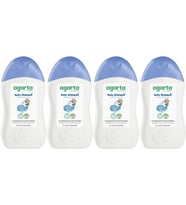 Agarta Doğal Erkek Bebek Çocuk Şampuanı Saç ve Vücut 400 ML (4 Lü Set)