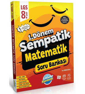 Ünlüler Yayınları 8. Sınıf Matematik Sempatik 1.Dönem Soru Bankası