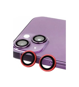 Apple İphone 13 Mini Raze Metal Kamera Lens - Kırmızı