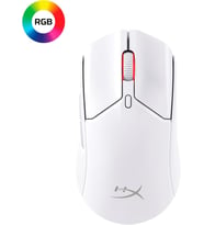 HyperX Pulsefire Haste 2 Beyaz Makrolu Şarjlı Optik Kablosuz Oyuncu Mouse Outlet