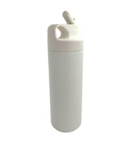 304 L Çelik Krem 500 ml Pipetli Matara Suluk cin414by